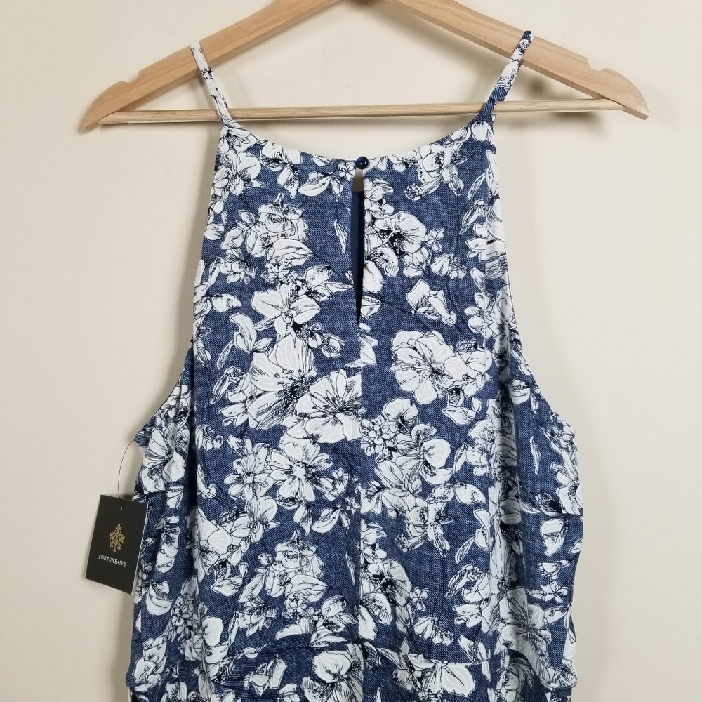 Fortune & Ivy Stitch Fix Fit N Flare Dress Halter Neckline XXL Runs Small NWT - Picture 5 of 6